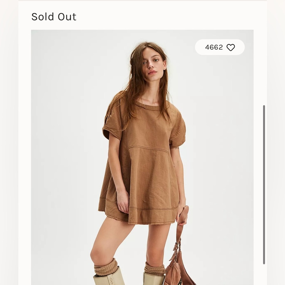 NWT Free People Sunset City Top (Sage Green) XL